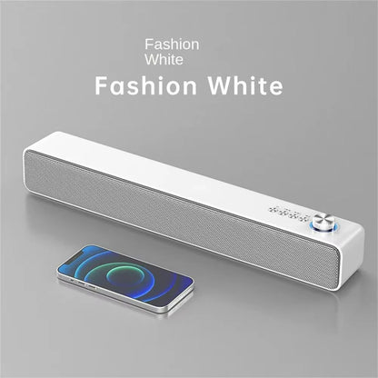 Bluetooth Soundbar With Subwoofer  Wireless TV Speaker For Home Theater Computer  Music 5