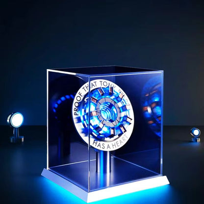 Stark MK1 Arc Reactor LED Lamp – Metal Alloy USB Light with Voice Control, Collectible Gift for Fans