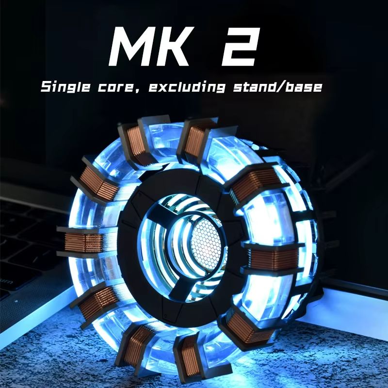 Stark MK1 Arc Reactor LED Lamp  Metal Alloy USB Light With Voice Control Collectible Gift For Fans 9
