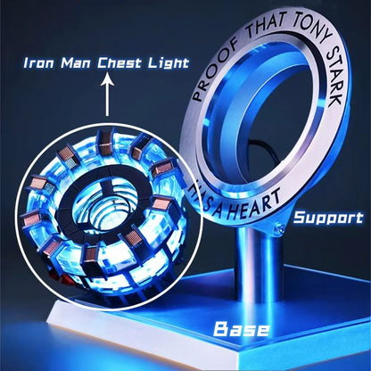 Stark MK1 Arc Reactor LED Lamp  Metal Alloy USB Light With Voice Control Collectible Gift For Fans 3