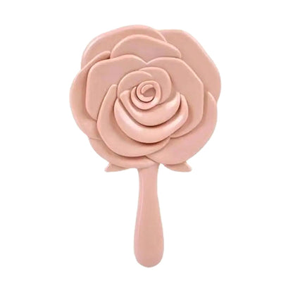 Retro Rose Flower Handheld Vanity Mirror 3D Stereo Cosmetic Makeup Compact Mirror For Women Girl Bi 6