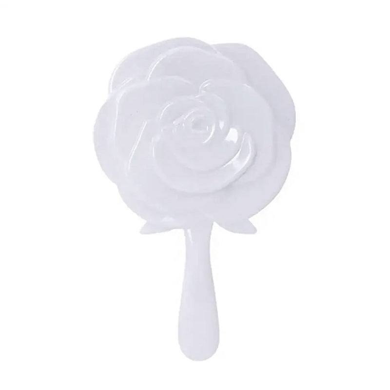 Retro Rose Flower Handheld Vanity Mirror 3D Stereo Cosmetic Makeup Compact Mirror For Women Girl Bi 7