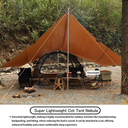 All-in-One Outdoor Camping Bed Tent: Soomloom Waterproof & Mosquito-Proof Shelter with Independent Inner Tent
