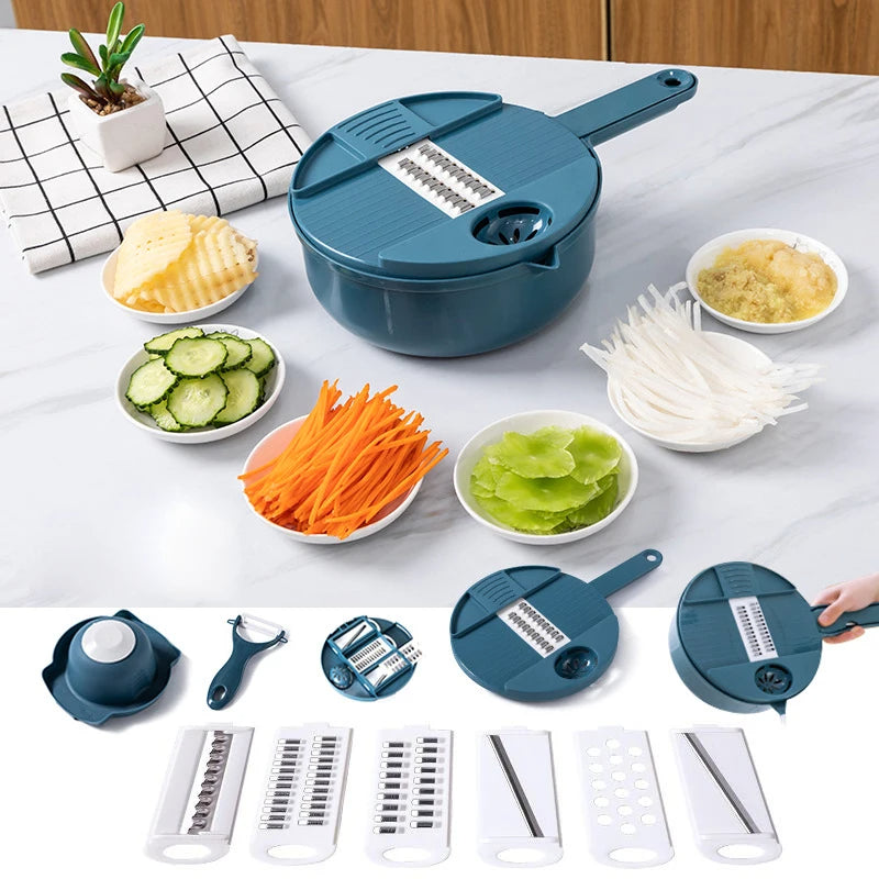 Ultimate Manual Vegetable Cutter  Slicer MultiFunctional Kitchen Grater For Effortless Food Prep 4