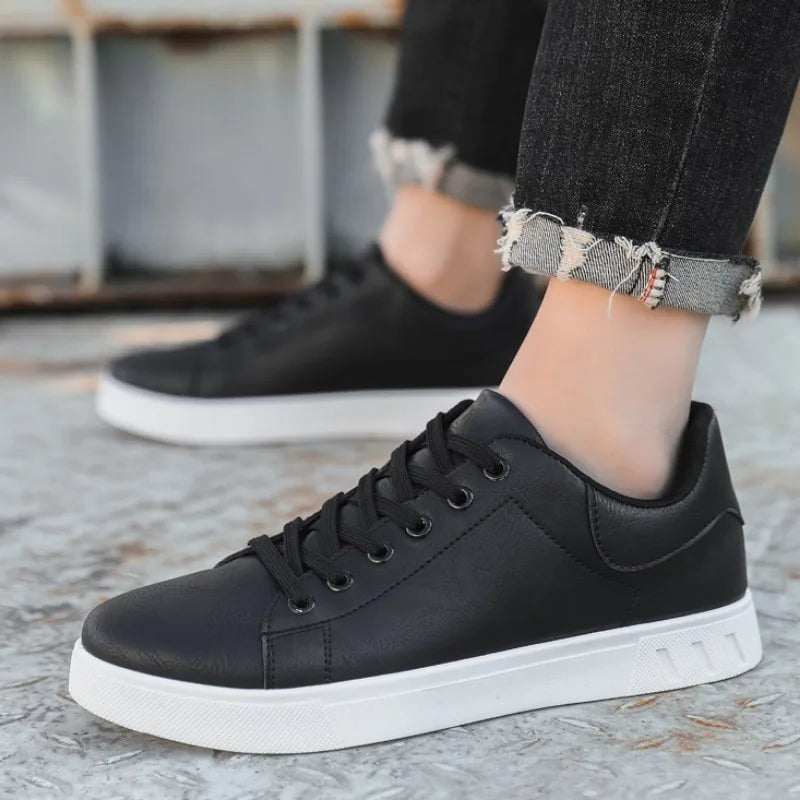 British Leather Casual Shoes for Men, Classic Spring Summer Loafers, Sneakers, All-Match Trendy Platform Flats