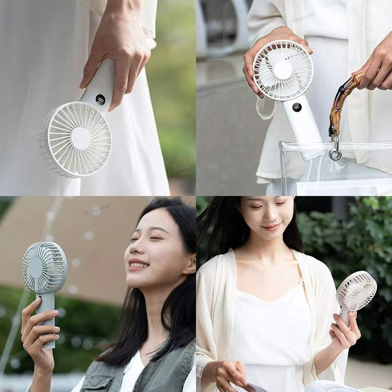 Rechargeable Handheld Personal Fan  Portable Mini USB Fan With 3600mAh Battery Stepless Speed  Nigh 2