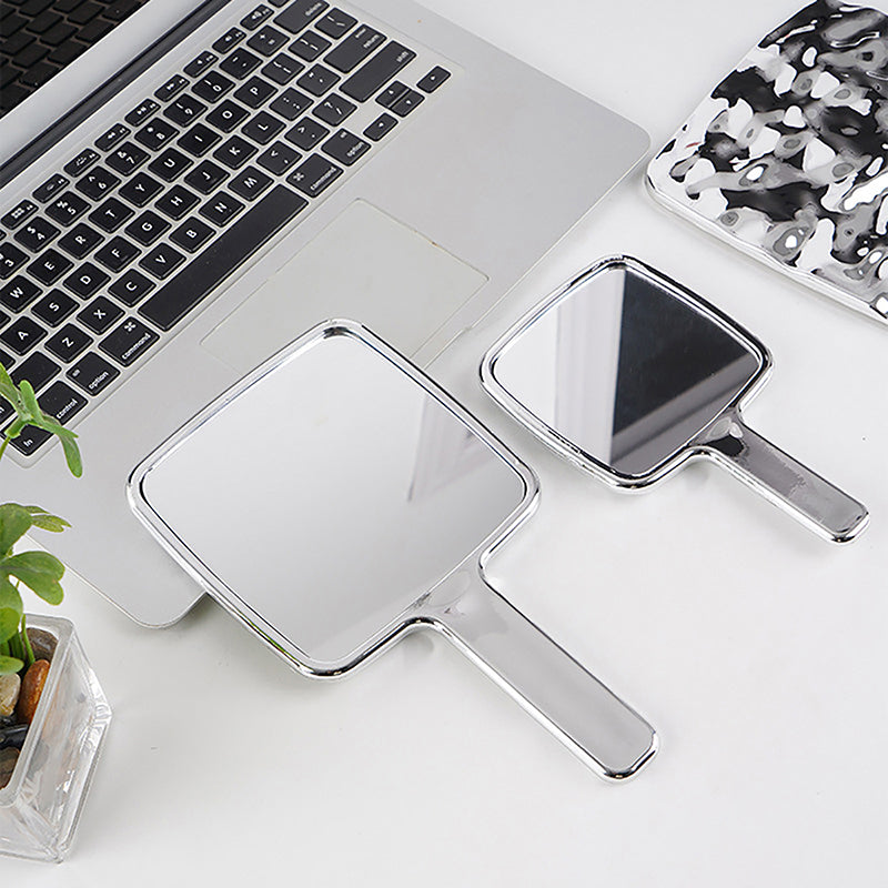 Liquid Shape Square Mirror Portable Makeup Mirror Mini Hand Held Cosmetic Travel Metallic Beauty Mi 3