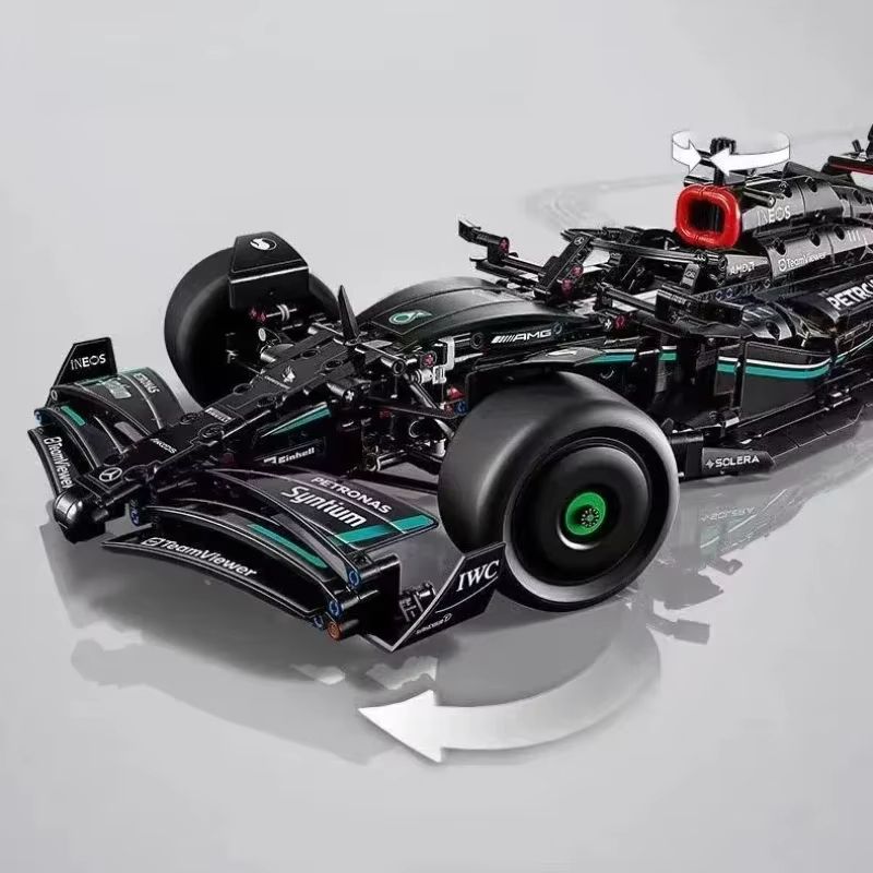 F1 W14 Race Car Building Blocks  1 To 8 Scale 1642PCS Technical Supercar Model Kit For Kids  Collec 1