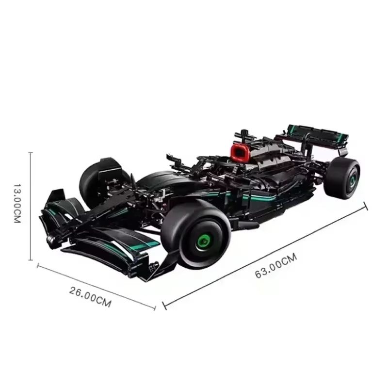 F1 W14 Race Car Building Blocks  1 To 8 Scale 1642PCS Technical Supercar Model Kit For Kids  Collec 2