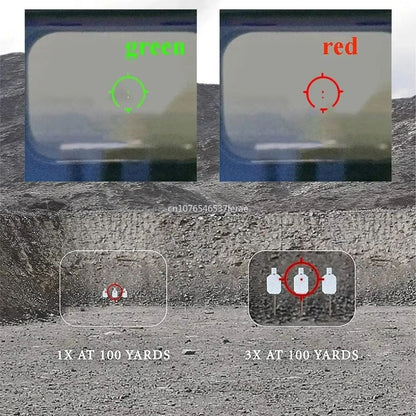 Holographic Red Dot Sight With 3X5X Magnifier  Tactical Scope For Airsoft Hunting  Rifles With 20mm 4