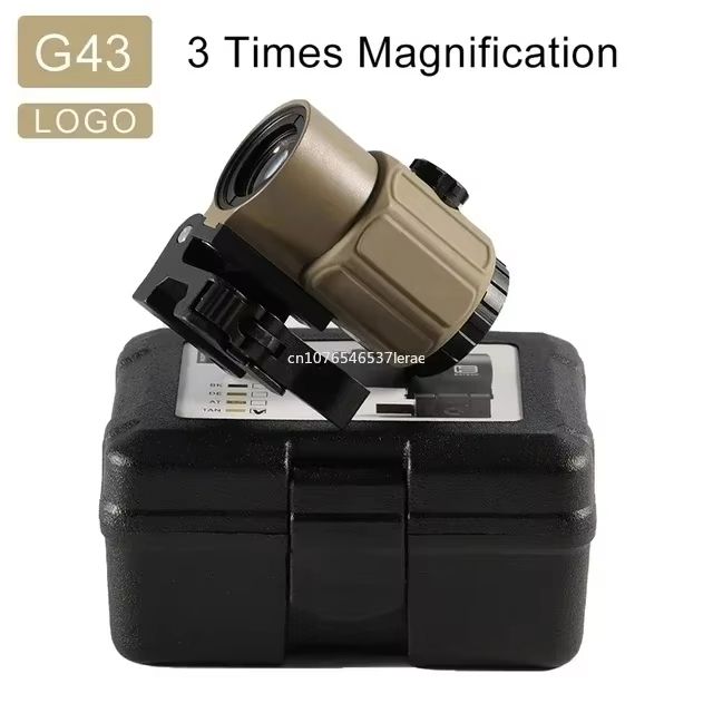 Holographic Red Dot Sight With 3X5X Magnifier  Tactical Scope For Airsoft Hunting  Rifles With 20mm 11