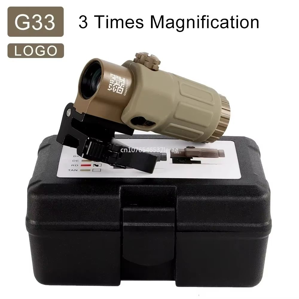 Holographic Red Dot Sight With 3X5X Magnifier  Tactical Scope For Airsoft Hunting  Rifles With 20mm 14