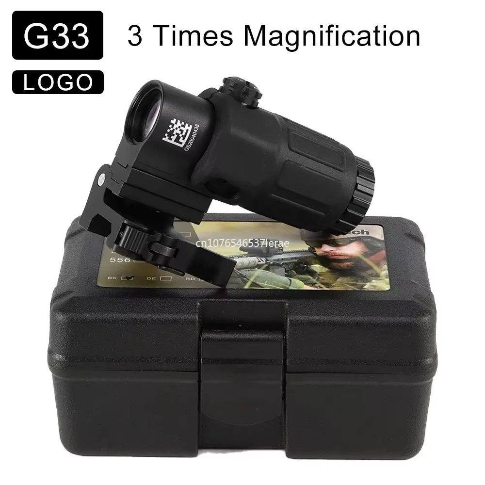 Holographic Red Dot Sight With 3X5X Magnifier  Tactical Scope For Airsoft Hunting  Rifles With 20mm 19
