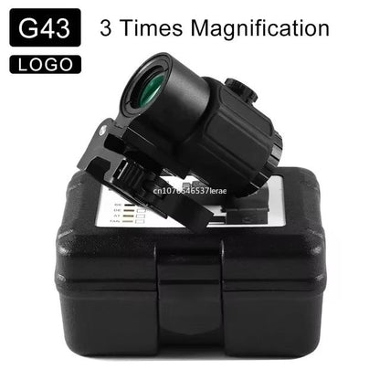 Holographic Red Dot Sight With 3X5X Magnifier  Tactical Scope For Airsoft Hunting  Rifles With 20mm 20