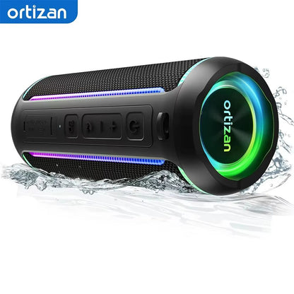 Ortizan X30 Portable Bluetooth Speaker – 40W Bass Boost Wireless Speaker with IPX7 Waterproofing & 6600mAh Battery