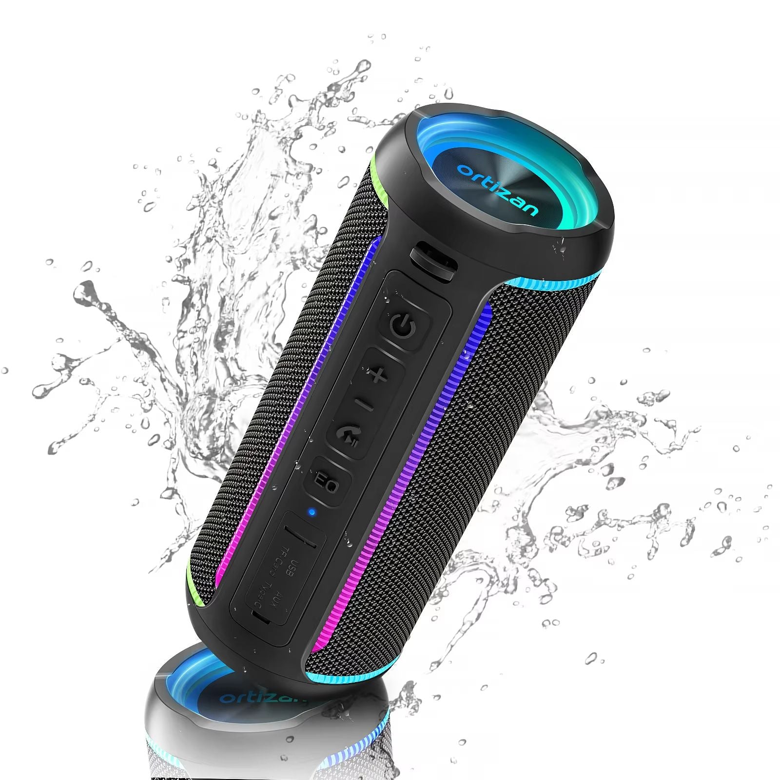 Ortizan X30 Portable Bluetooth Speaker  40W Bass Boost Wireless Speaker With IPX7 Waterproofing  66 6