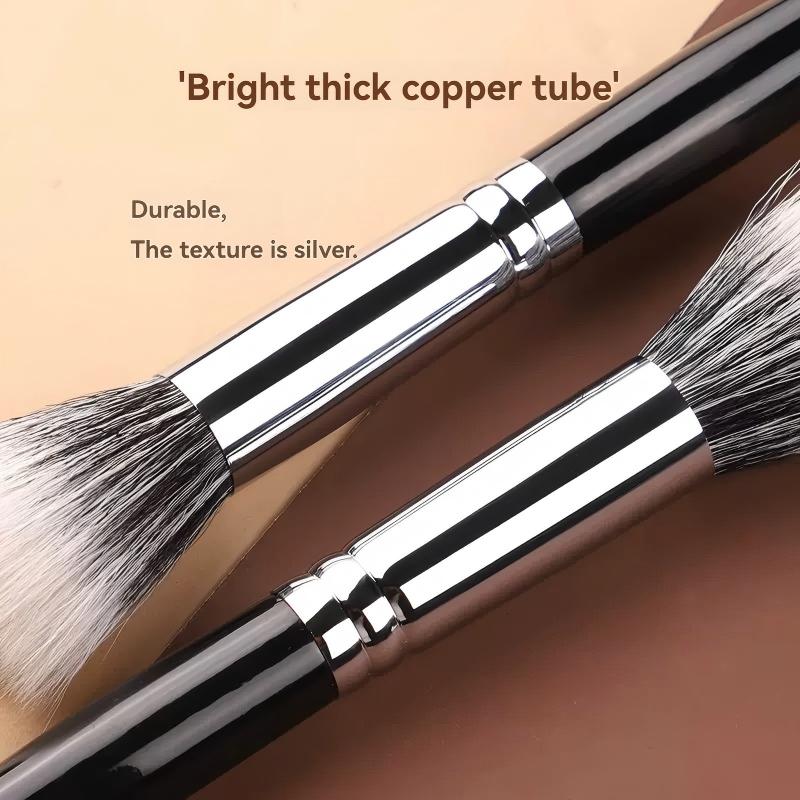 Dual-Fiber Stippling Brush, Dotting Makeup Brush for Liquid and Cream Products, Easy Blending, Vegan and Cruelty-Free