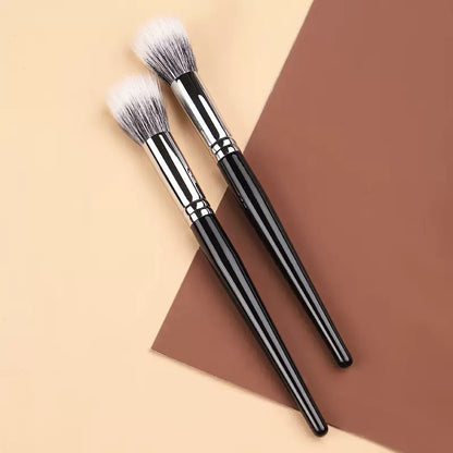 Dual-Fiber Stippling Brush, Dotting Makeup Brush for Liquid and Cream Products, Easy Blending, Vegan and Cruelty-Free