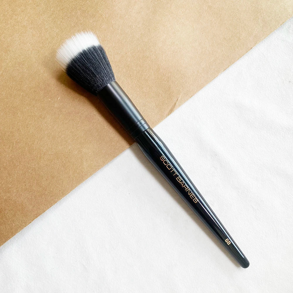 Dual Fiber Foundation Makeup Brush, Luxury Single Stippling Brush, Soft Synthetic Hair Face Blending Tool