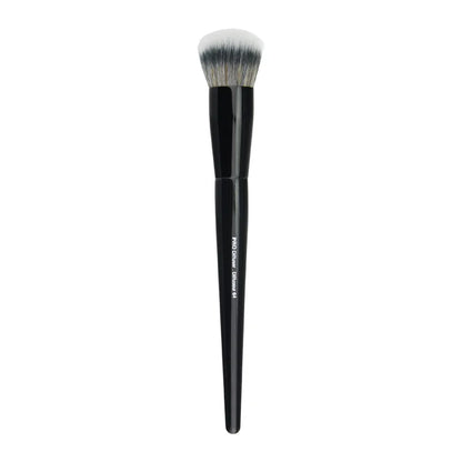 Black Dual Fiber Stippling Foundation Brush, Pro Diffuser Makeup Brush Tool, Smooth Blending for Liquid and Foundation
