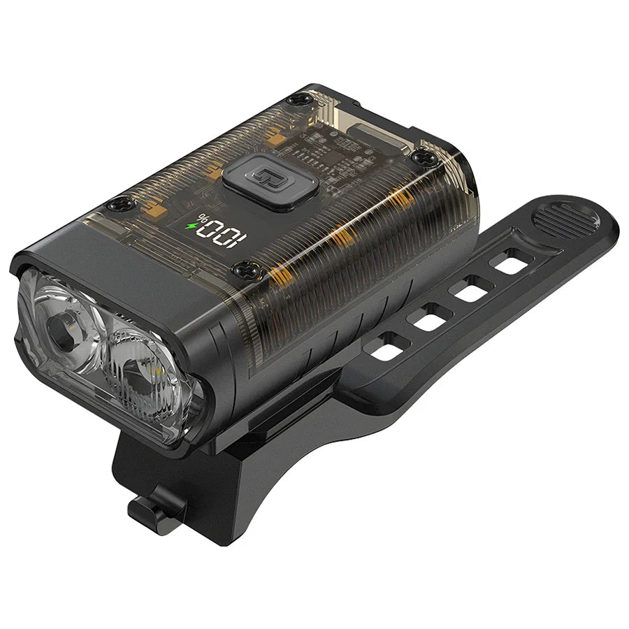 T6 LED Bike Front Light, Rechargeable Bicycle Headlight with Bright LED Waterproof Design for MTB Road Bike Night Riding