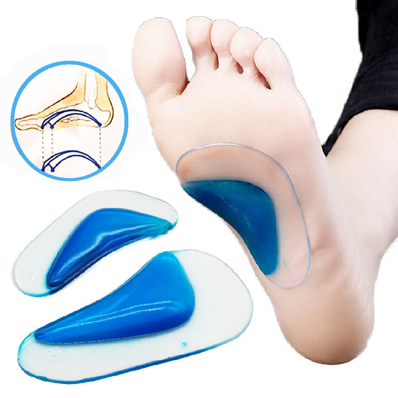 Kids Orthotic Insole, Arch Support Silicone, Flat Foot Flatfoot Corrector, Shoe Cushion Insert Gel, Orthopedic Pad