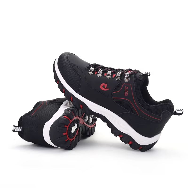 Mens Leather Casual Sneakers  Lightweight AllSeason Walking Shoes 3