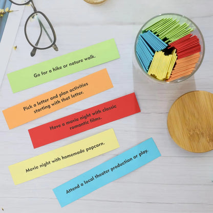 100 Date Ideas In A Jar  ColorCoded Romantic Activities For Couples 3