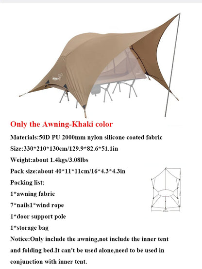 Vidalido Floating Island Tent Cot Ultralight 1Person OffGround Camping Tent With Mosquito Net Water
