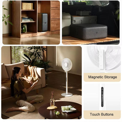 Xiaomi Mijia DC Inverter Smart Standing Fan Pro  UltraThin Retractable Floor Fan With 100 Airflow S 1