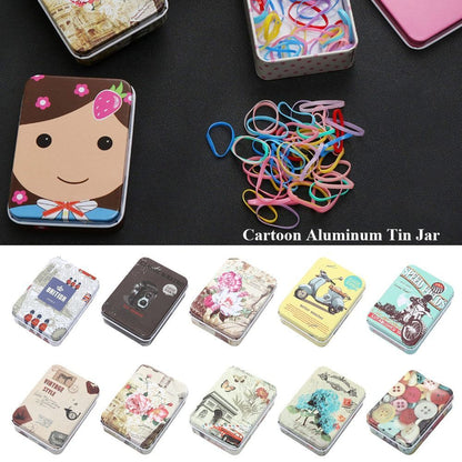 Candle Jars for Nail Cosmetic, Aluminum Tin Jar Printing Metal Box, Refillable Tea Cans, Jewelry Storage Container