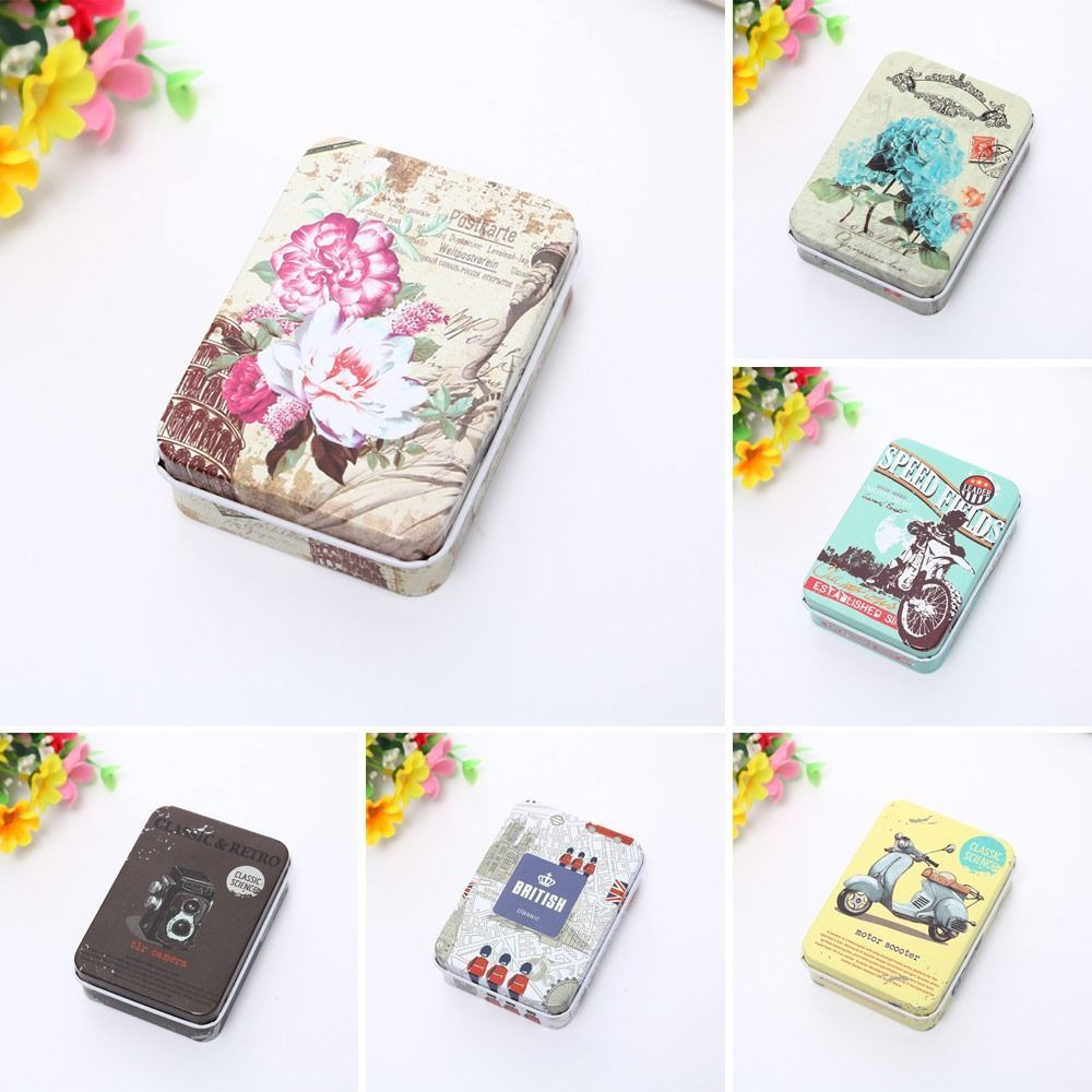 Candle Jars for Nail Cosmetic, Aluminum Tin Jar Printing Metal Box, Refillable Tea Cans, Jewelry Storage Container