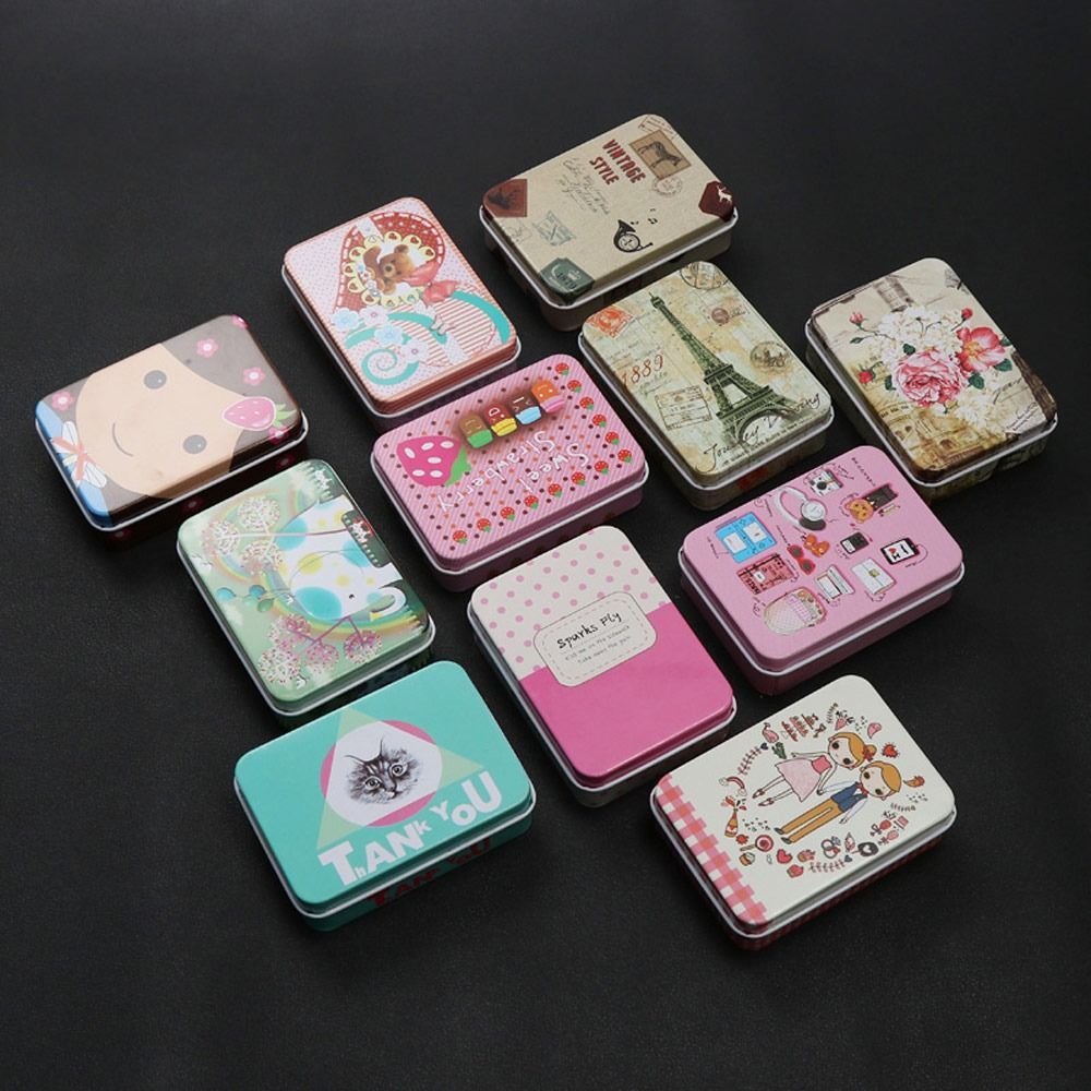 Candle Jars for Nail Cosmetic, Aluminum Tin Jar Printing Metal Box, Refillable Tea Cans, Jewelry Storage Container