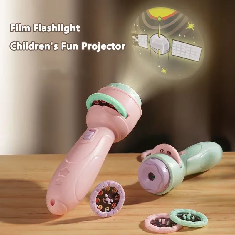 Kids Projection Flashlight Toy  Educational Cartoon Projector For Early Learning And Imaginative Pl 4