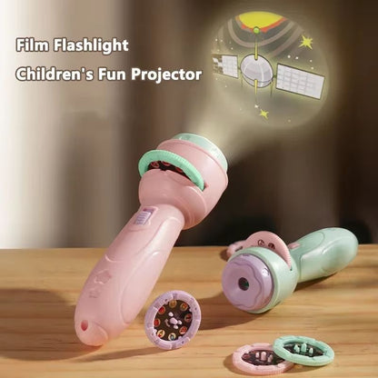 Kids Projection Flashlight Toy  Educational Cartoon Projector For Early Learning And Imaginative Pl 4