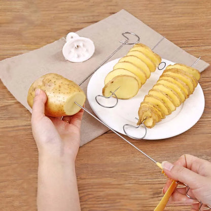 Creative Vegetable Tools Potato Spiral Cutter Machine for Fun Potato Towers, Kitchen Accessories & Vegetable Slicer