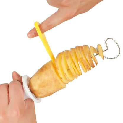 Creative Vegetable Tools Potato Spiral Cutter Machine for Fun Potato Towers, Kitchen Accessories & Vegetable Slicer