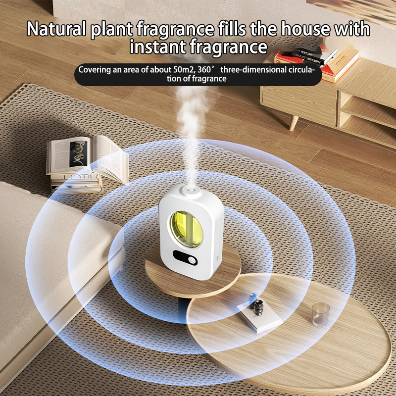 Automatic Air Fragrance Dispenser Aromatherapy Machine For Toilet  Bathroom With Essential Oil Humi 4