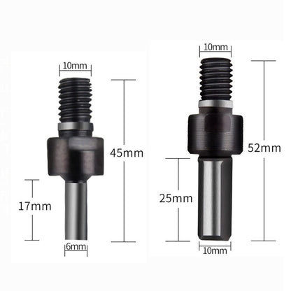 Electric Drill Conversion Kit, Metal Angle Grinder Adapter Tool with Connecting Rod for Cutting Disc, Polishing Wheel