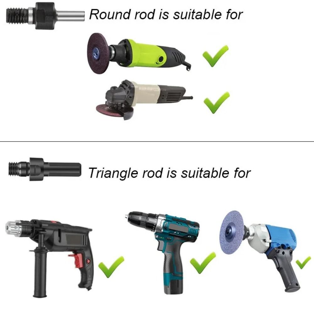 Electric Drill Conversion Kit, Metal Angle Grinder Adapter Tool with Connecting Rod for Cutting Disc, Polishing Wheel