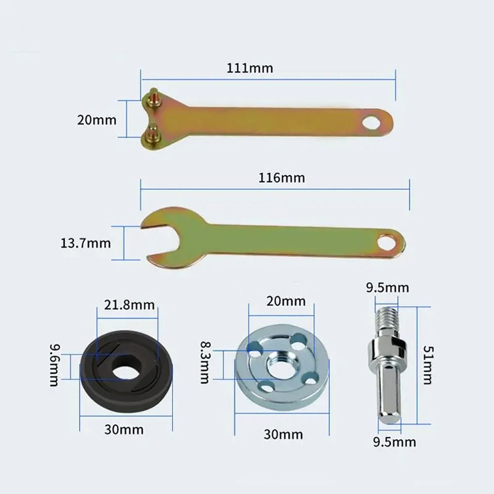 Electric Drill Conversion Kit, Metal Angle Grinder Adapter Tool with Connecting Rod for Cutting Disc, Polishing Wheel