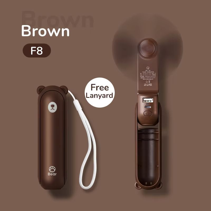 JISULIFE 3in1 Portable Handheld Fan With Power Bank And Flashlight 4500mAh USB Rechargeable 11