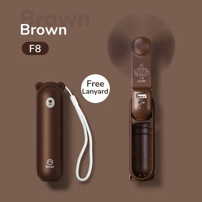 JISULIFE 3in1 Portable Handheld Fan With Power Bank And Flashlight 4500mAh USB Rechargeable 11