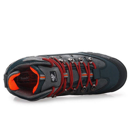 Mens Hiking Shoes Outdoor Mountain Climbing Sneakers, Durable Fashion Casual Snow Boots for Winter Trekking & Outdoor