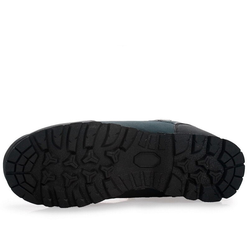 Mens Hiking Shoes Outdoor Mountain Climbing Sneakers, Durable Fashion Casual Snow Boots for Winter Trekking & Outdoor