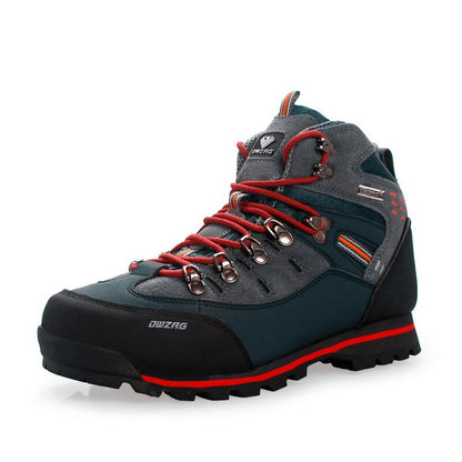 Mens Hiking Shoes Outdoor Mountain Climbing Sneakers, Durable Fashion Casual Snow Boots for Winter Trekking & Outdoor