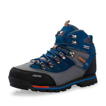 Mens Hiking Shoes Outdoor Mountain Climbing Sneakers, Durable Fashion Casual Snow Boots for Winter Trekking & Outdoor