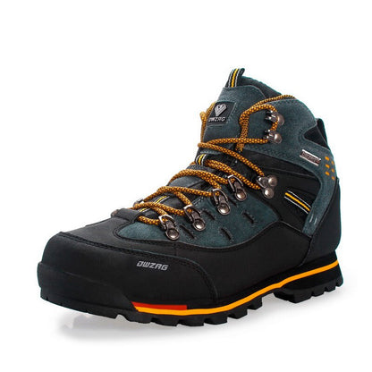 Mens Hiking Shoes Outdoor Mountain Climbing Sneakers, Durable Fashion Casual Snow Boots for Winter Trekking & Outdoor
