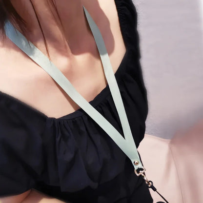 Universal Cell Phone Crossbody Lanyard Strap Adjustable, Metal Heart Phone Strap Neck, Anti Lost Hanging Rope