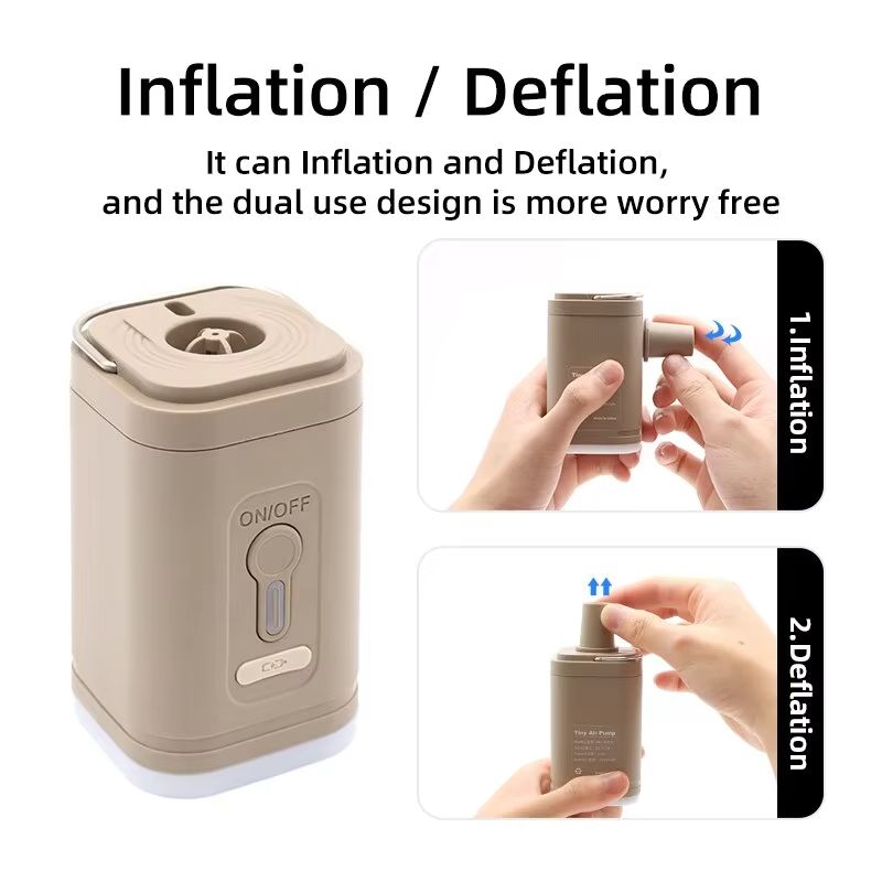 Portable Electric Air Pump  Wireless Inflator And Deflator For Air Beds Boats And Swimming Rings 1